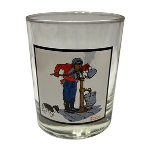 Vintage Norman Rockwell Pepsi Glass. Pre owned.